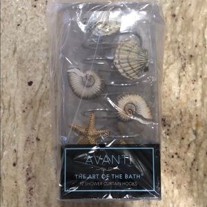 AVANTI Antigua Seashells 12 Shower Curtain Hooks